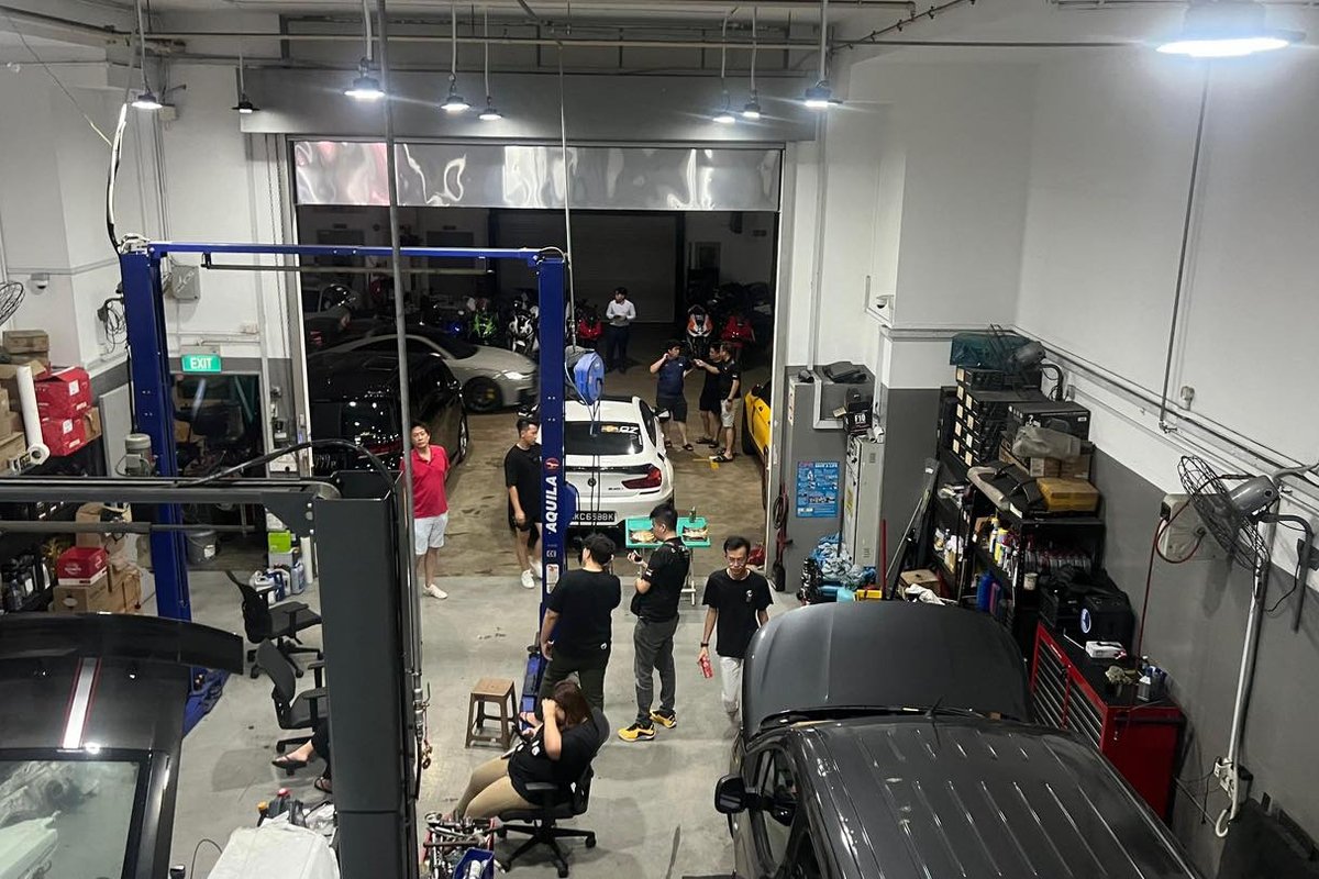 JW Motoring workshop at Premier @ Kaki Bukit, Singapore